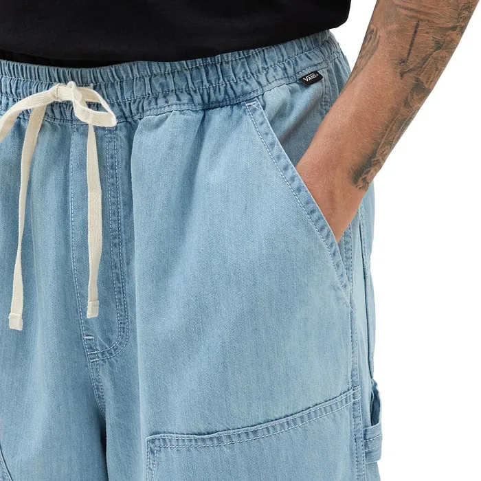 Vans View All Men Range Baggy Tapered Carpenter Ewaist Trousers Blue