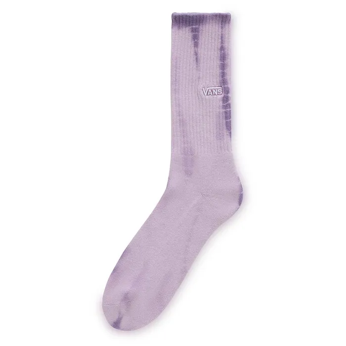Vans View All Men Seasonal Tie Dye Crew Socks 1 Pair Purple