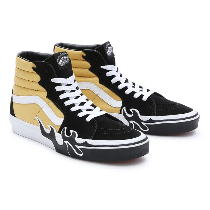 Vans View All Men Sk8Hi Flame Shoes Black