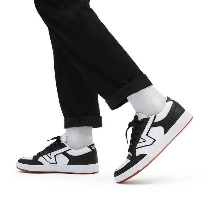 Vans View All Men TwoTone Lowland ComfyCush Shoes Black White