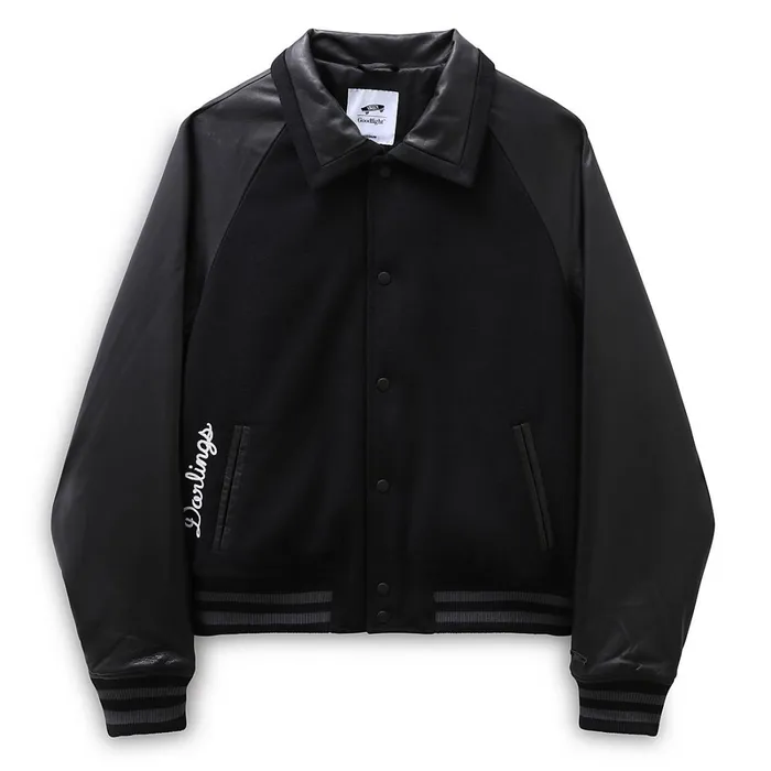 Vans View All Men Vault By X Goodfight Lettermans Jacket Black