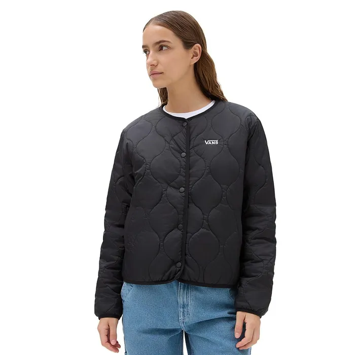 Vans View All Women Forces Short Reversible Liner Jacket Black