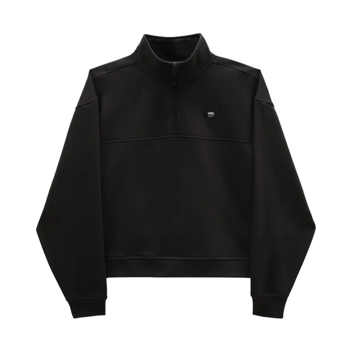 Vans View All Women Leighton Mock Neck Sweatshirt Black