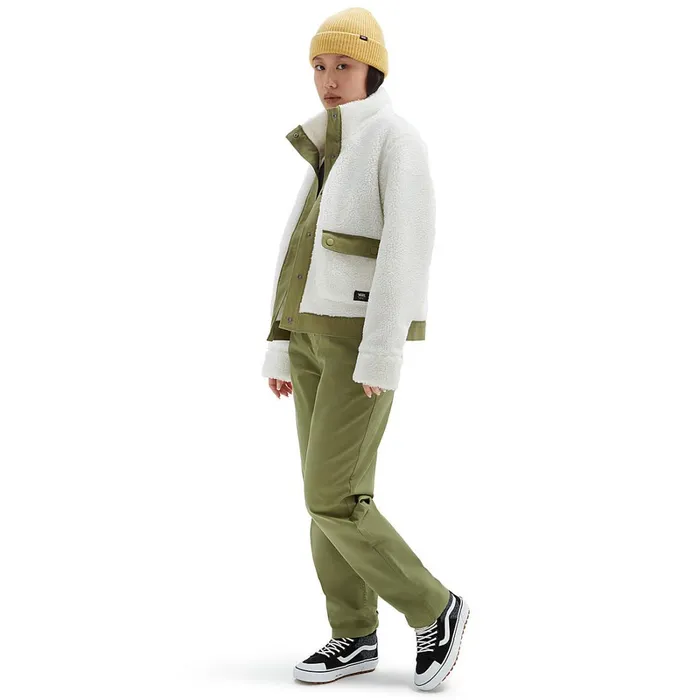 Vans View All Women Tevis Sherpa Fleece Jacket White