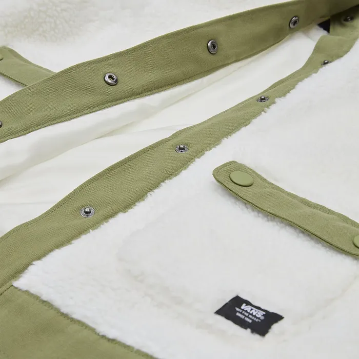 Vans View All Women Tevis Sherpa Fleece Jacket White