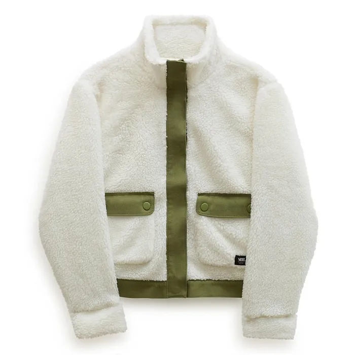 Vans View All Women Tevis Sherpa Fleece Jacket White