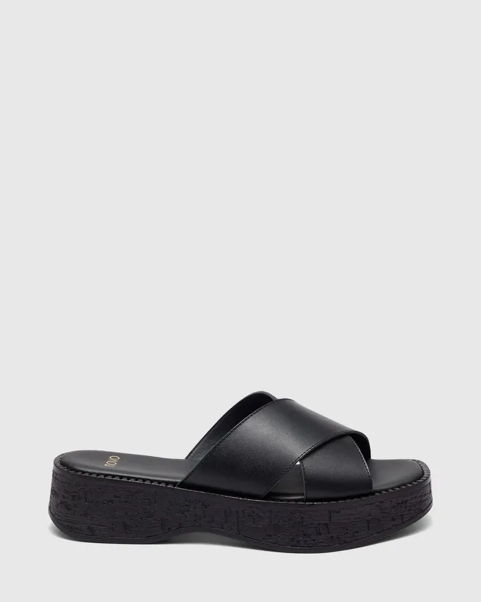 VAVA BLACK Slides NOVO Shoes Women