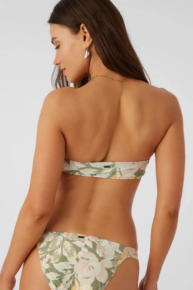 VEDA TROPICAL PLACENCIA BANDEAU TOP Oil Green Women O039NEILL Swim