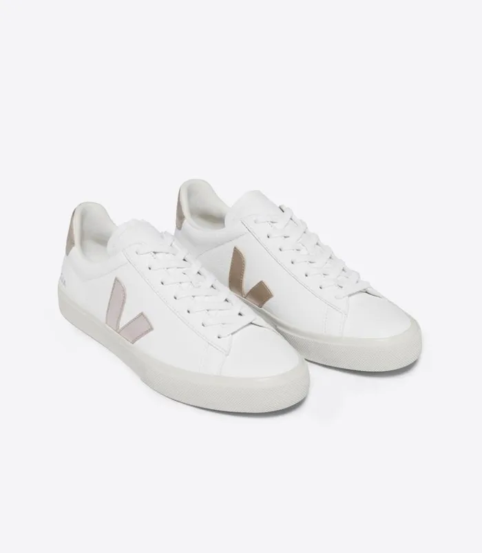VEJA Campo Women CAMPO CHROMEFREE LEATHER WHITE PLATINE