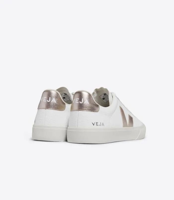 VEJA Campo Women CAMPO CHROMEFREE LEATHER WHITE PLATINE