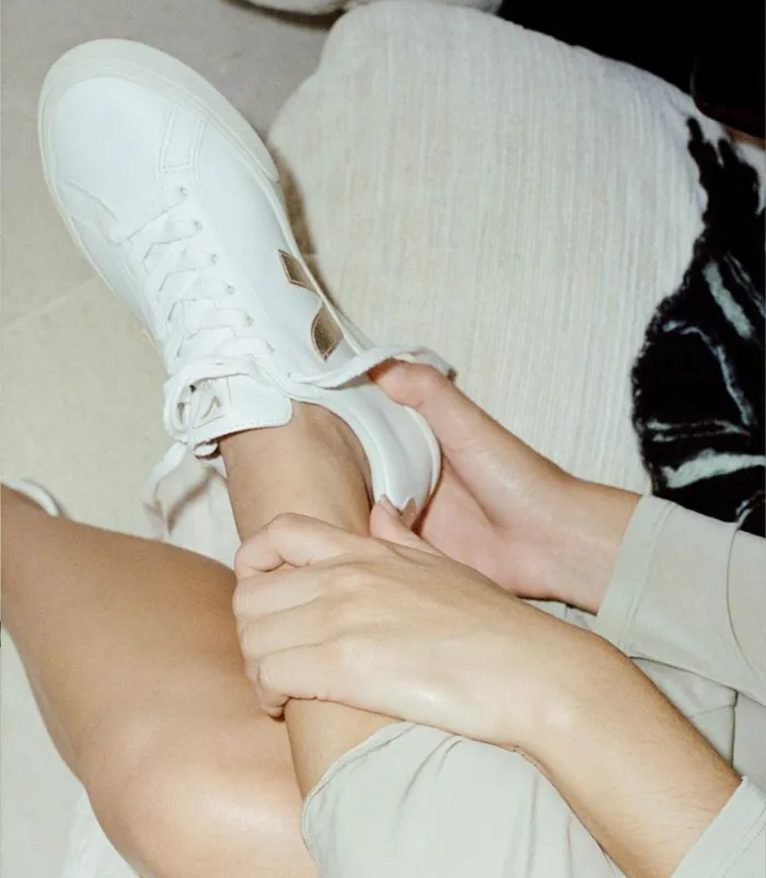 VEJA Campo Women CAMPO CHROMEFREE LEATHER WHITE PLATINE