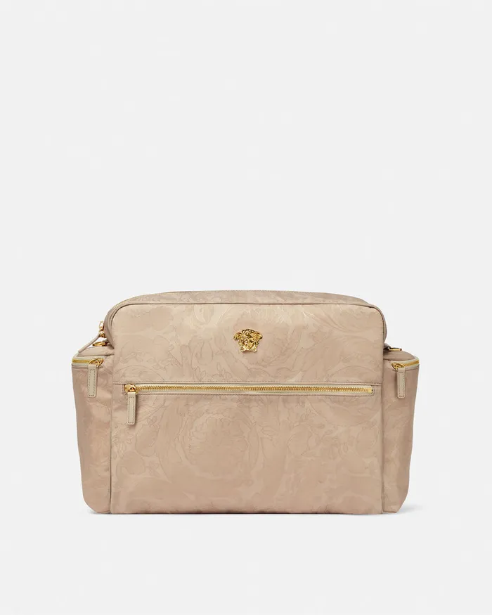 Versace Barocco Baby Changing Mat Bag Beige Kids Strollers and Others