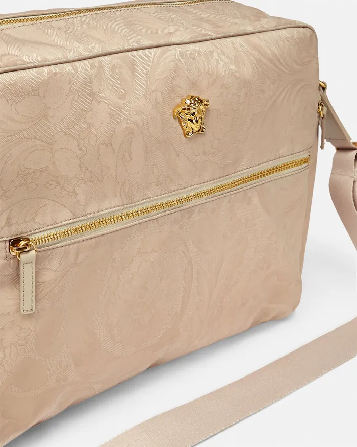 Versace Barocco Baby Changing Mat Bag Beige Kids Strollers and Others