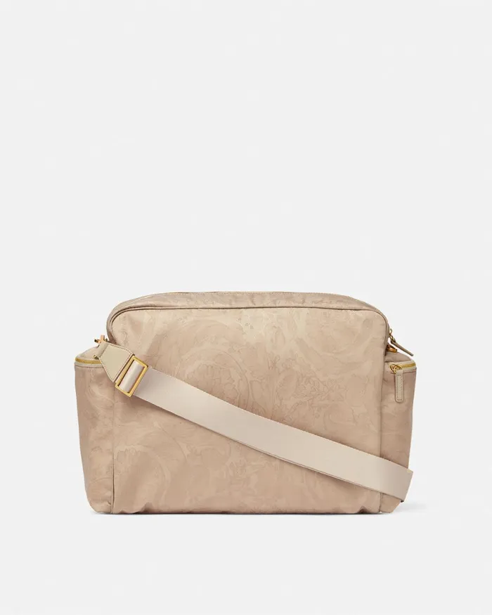 Versace Barocco Baby Changing Mat Bag Beige Kids Strollers and Others