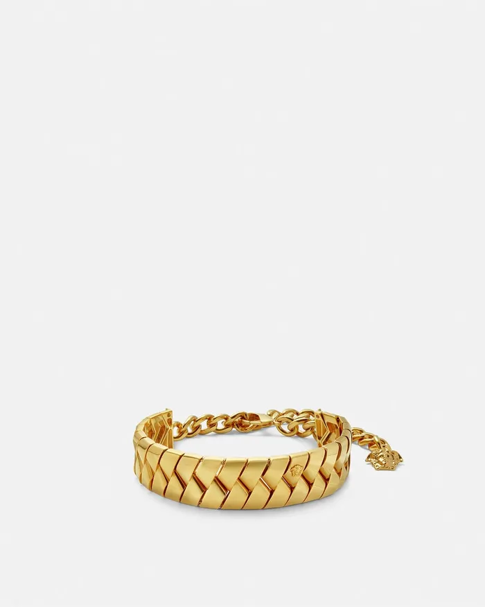 Versace Bind Choker Light Gold Women Necklaces