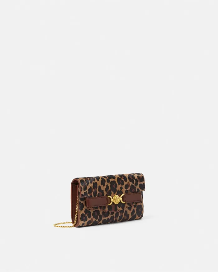 Versace Leopard Medusa 03995 Clutch Animalier Women Mini Bags and Clutches