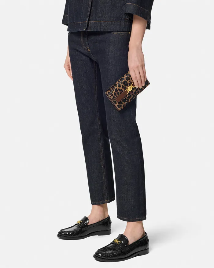 Versace Leopard Medusa 03995 Clutch Animalier Women Mini Bags and Clutches