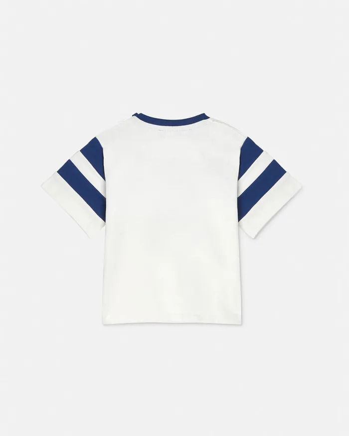 Versace Logo Baby TShirt Whiteblue Kids Shirts and Tshirts