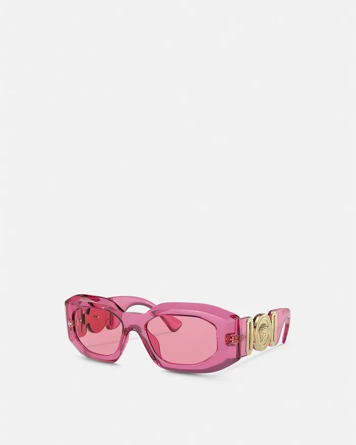 Versace Maxi Medusa Biggie Sunglasses Pink WomenMen Sunglasses