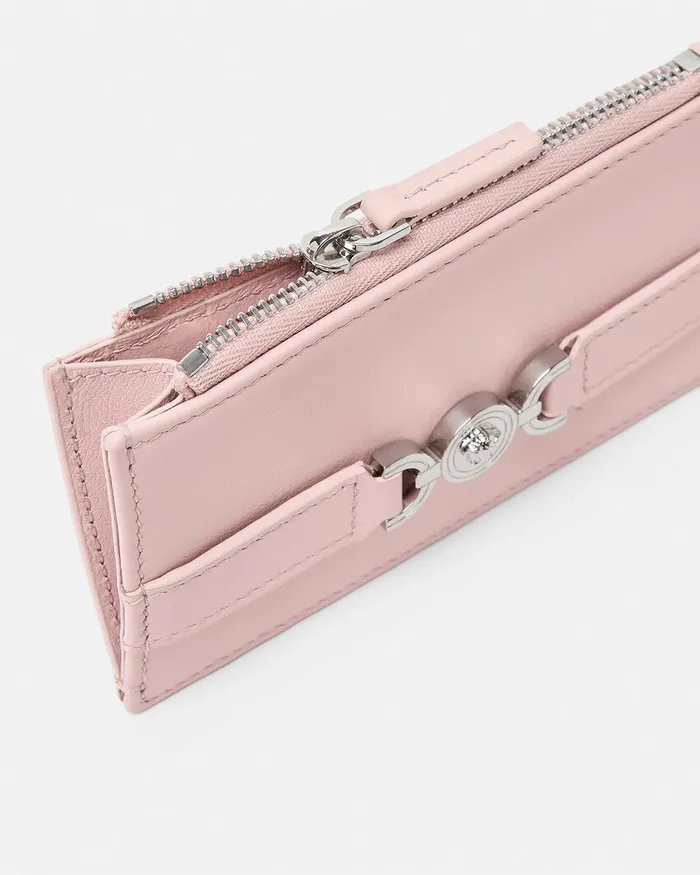 Versace Medusa 03995 Card Holder Light Pink Women Wallets