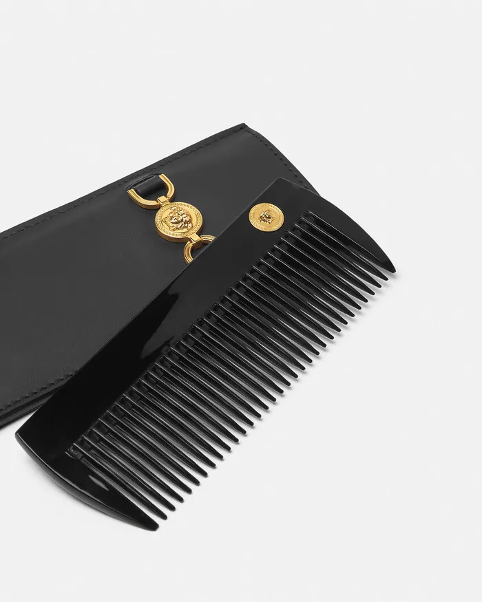 Versace Medusa 03995 Hair Comb Black Women Hair Accessories