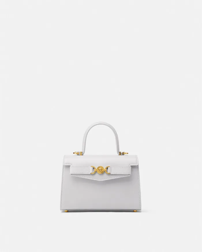 Versace Medusa 03995 Small Handbag Gray Women Top Handle