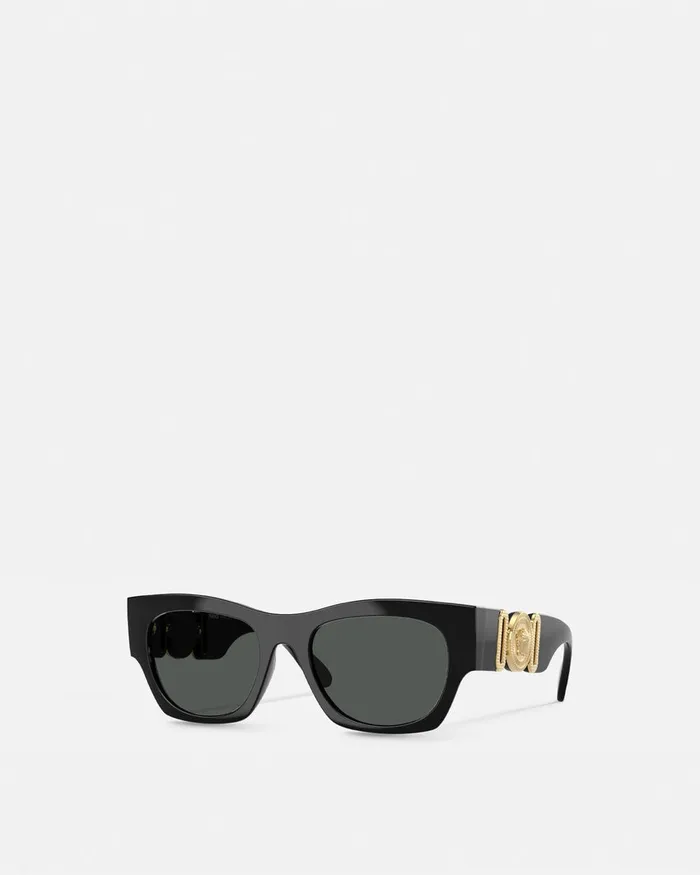 Versace Medusa Biggie Sunglasses Blackgold Men Sunglasses