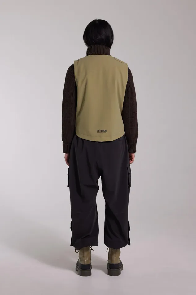 Vests Men Stutterheim Peace Matte Vest Aloe