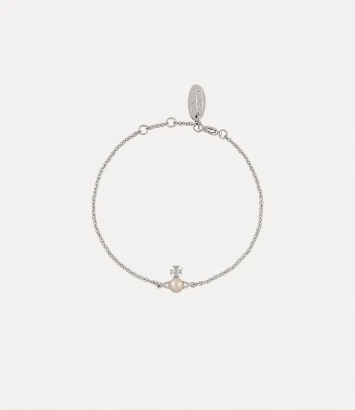 Vivienne Westwood Bracelets Women Balbina Bracelet Platinum Cream Pearl