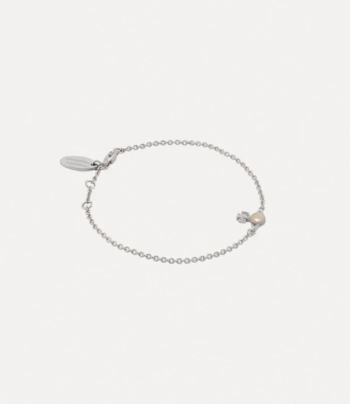 Vivienne Westwood Bracelets Women Balbina Bracelet Platinum Cream Pearl