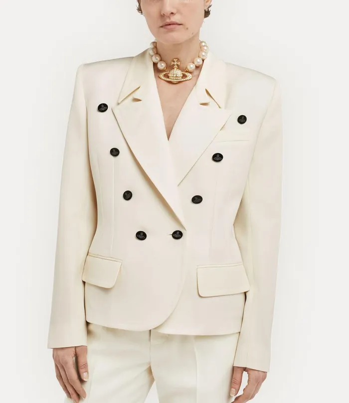 Vivienne Westwood Coats And Jackets Women Stewart Jacket White