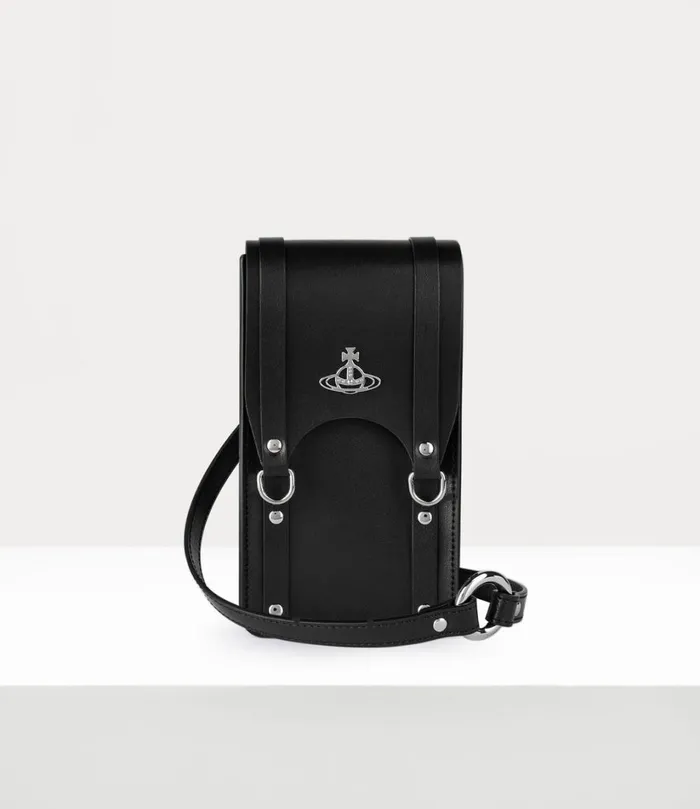 Vivienne Westwood Crossbody Bags WomenMen Mini Max Crossbody Bag Black