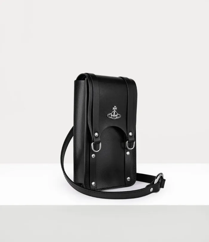 Vivienne Westwood Crossbody Bags WomenMen Mini Max Crossbody Bag Black