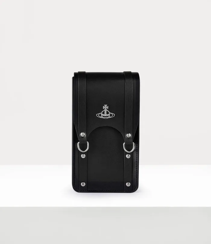 Vivienne Westwood Crossbody Bags WomenMen Mini Max Crossbody Bag Black