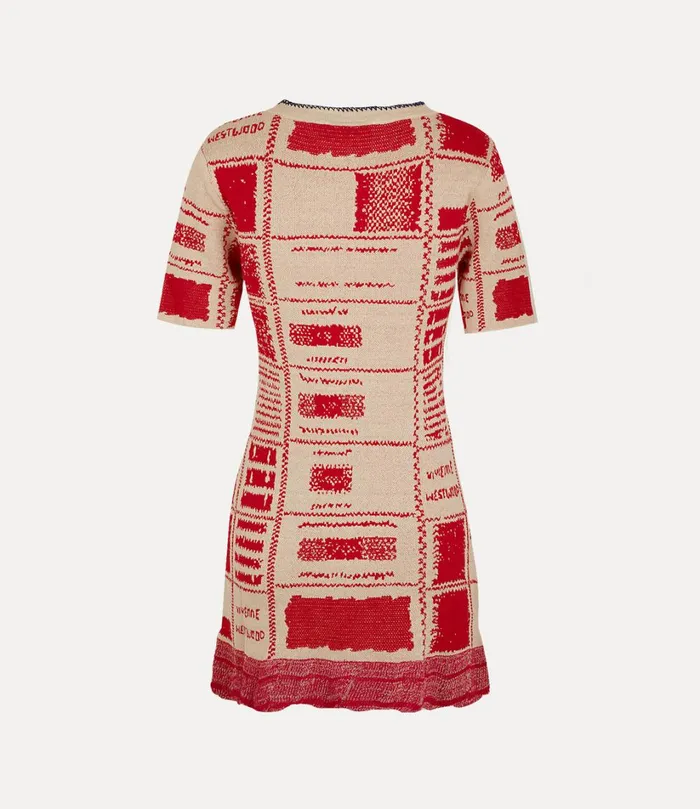 Vivienne Westwood Dresses Women Checked Dress Beigered