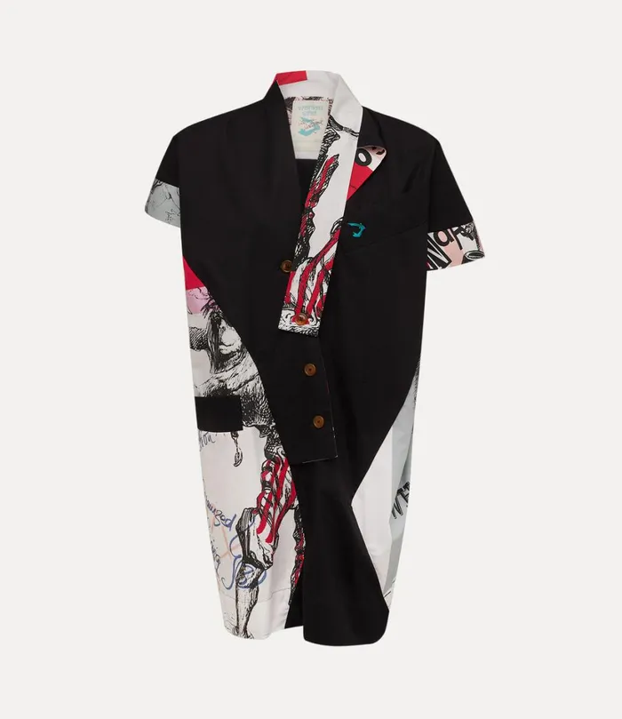 Vivienne Westwood Dresses WomenMen Worlds End Arabesque Patchwork Dress Compositeblack