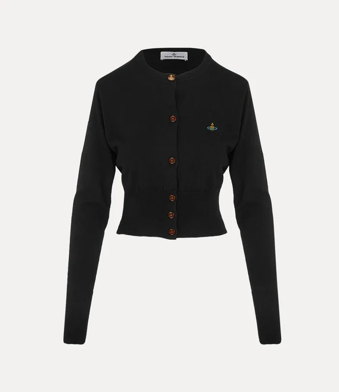 Vivienne Westwood Knitwear Women Bea Cropped Cardi Black