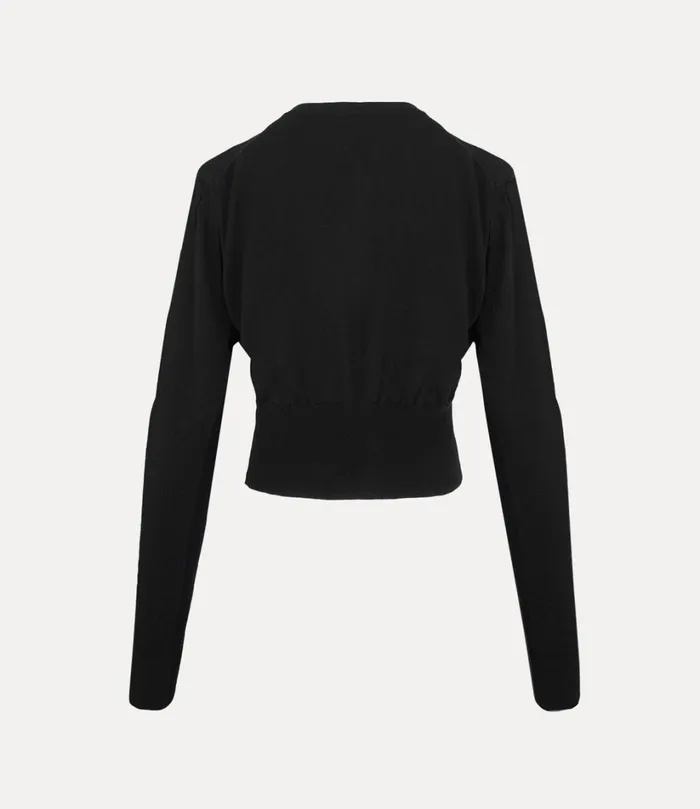 Vivienne Westwood Knitwear Women Bea Cropped Cardi Black