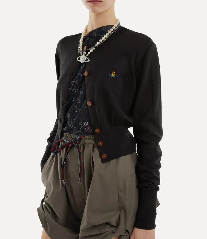 Vivienne Westwood Knitwear Women Bea Cropped Cardi Black