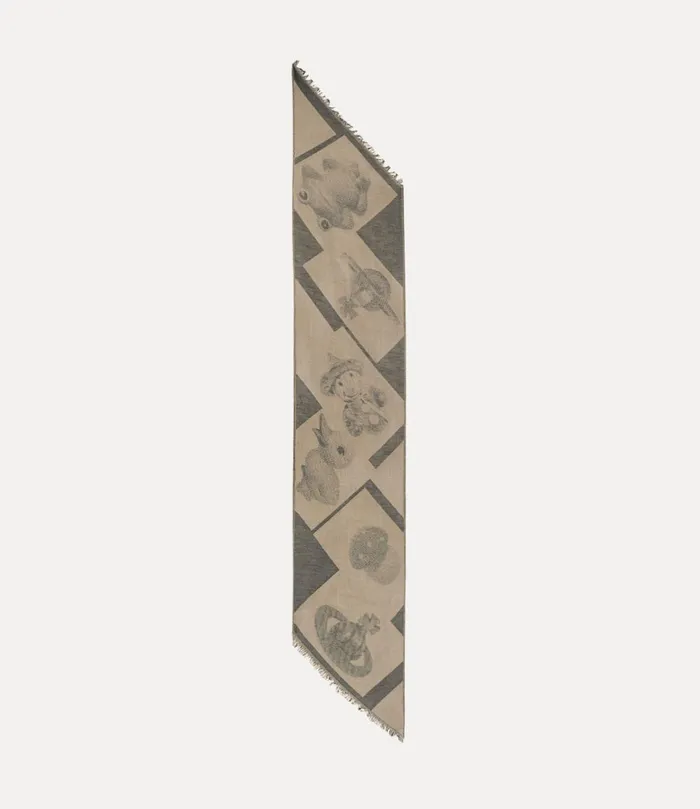 Vivienne Westwood Scarves And Ponchos WomenMen Two Point Scarf Black