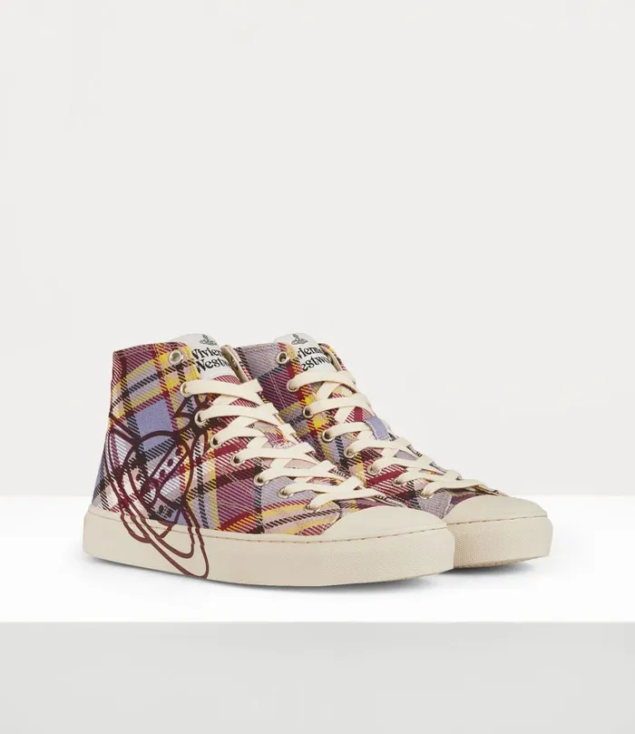 Vivienne Westwood Trainers Women High Top Plimsoll Mc Haze