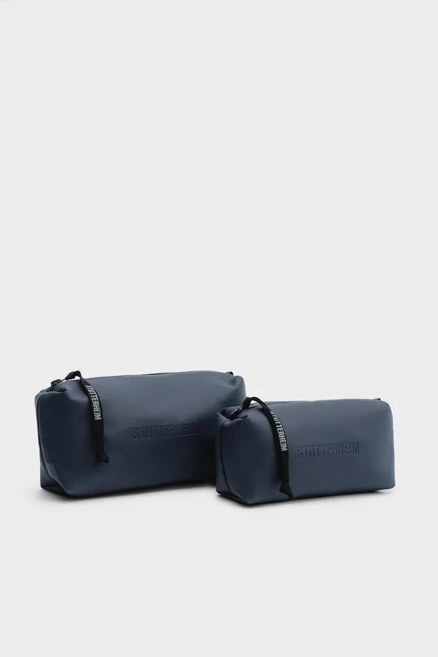 Wash Bags Women Stutterheim Container Small Wash Bag Navy