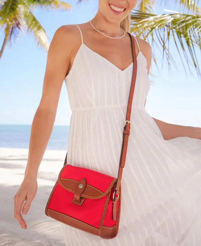 Wayfarer Flap Crossbody Red Woman Dooney and Bourke Crossbodies Wayfarer Flap Crossbody Red Woman Dooney and Bourke Crossbodies