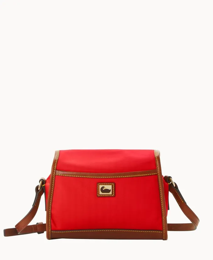 Wayfarer Flap Crossbody Red Woman Dooney and Bourke Crossbodies Wayfarer Flap Crossbody Red Woman Dooney and Bourke Crossbodies