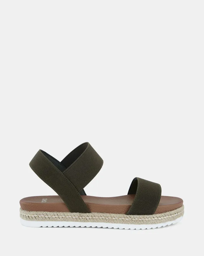 Wedges BOLOGNA KHAKI NOVO Shoes Women