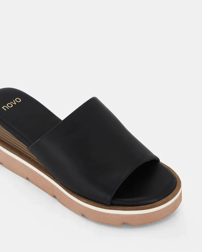 Wedges NOVO Shoes Women WYLDER BLACK