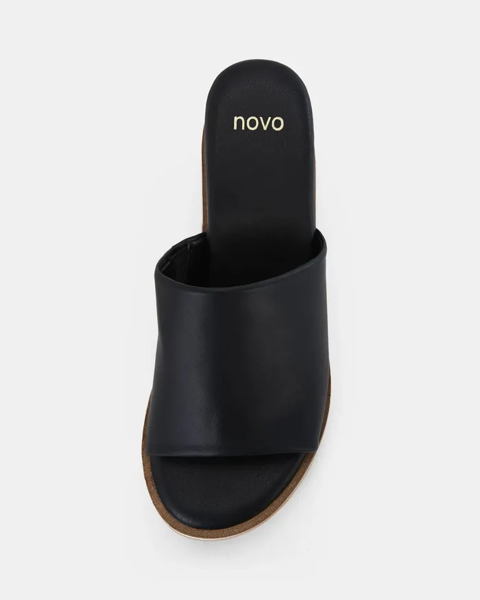 Wedges NOVO Shoes Women WYLDER BLACK