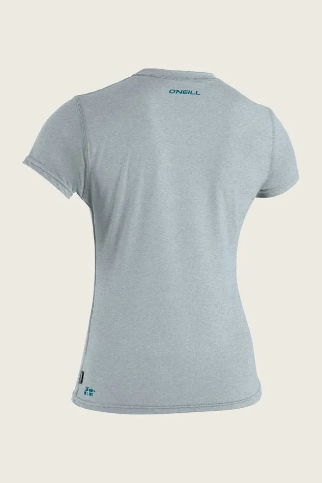 WOMEN039S HYBRID SS SUN SHIRT Cool Grey Women O039NEILL Women039S Wetsuits