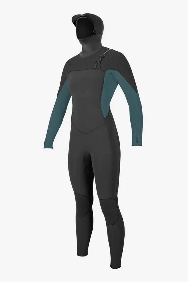 WOMEN039S HYPERFREAK 54MM CHEST ZIP FULL WETSUIT W HOOD Grph Blue Women O039NEILL Women039S Wetsuits WOMEN039S HYPERFREAK 54MM CHEST ZIP FULL WETSUIT W HOOD Grph Blue Women O039NEILL Women039S Wetsuits
