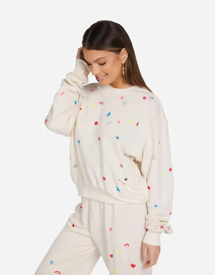 Women039s Spalding Charm Elements Ivory Lauren Moshi Long Sleeve